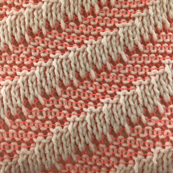 Juicy couture  orange/white striped sweater SZ M - Picture 5 of 10